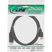 Inline Displayport  Hdmi kabelis melns 17186 Kabel Displayport 0.5M czarny