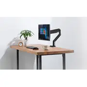 Inline galddatora stiprinājums ar pacēlāju un Usb/Audio pārvietojams televizoram Displeji līdz 82Cm 32 maks. 9Kg Desktop Mount with Lifter and movable for Tv Displays up to max.