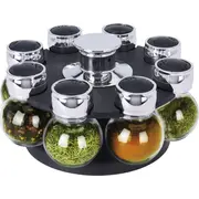 Izcils Houseware Spice statīvs. plaukts. garšvielu 8X universālie konteineri Excellent Stojak na Przyprawy przyprawnik pojemniki uniwersalny Trauki garšvielām