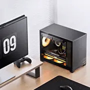 Jonsbo D32 std apvalks melns Obudowa Std czarna