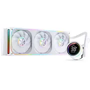 Jonsbo Th-360 Aio ūdens dzesēšanas dzesēšana. Argb. segmentu displejs 360Mm. balts Wodne wodne. segmentowy white