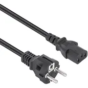 Kabel zasilający Manhattan kabel zasilające Czarny 5 m Cee7/7 Iec C13