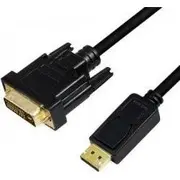 Kabelis Logilink Displayport Dvi-D. melns Cv0132 Kabel Dvi-D 3M czarny