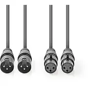 Kabelis Nedis 2X Xlr M F 5M 5412810295708
