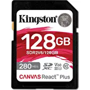 Kingston Canvas React Plus Sdxc karte Karta Gb Class Uhs-Ii/U3 V60 Sdr2V6/128Gb