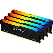 Kingston Fury Beast Rgb atmiņa. Ddr4. Cl17 Kf436C17Bb2Ak4/32 Rgb. Gb. 3600Mhz.