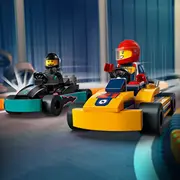 Lego City kartingi un sacīkšu braucēji 60400 Gokarty kierowcy