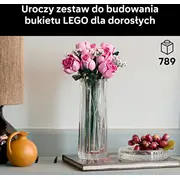 LegoR Botanicals 10374 Rozā rožu pušķis Bukiet