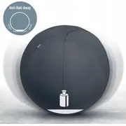 Leitz Ergo sēdekļa bumba 55Cm. Tumši Pelēka Do siedzenia Ciemnoszary
