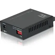 Levelone optiskās šķiedras pārveidotājs Fvt-2001 tīkla 100 Mbit/S 1310 nm Daudzfunkcionāls melns Konwerter konwerter sieciowy Multifunkcyjny Czarny