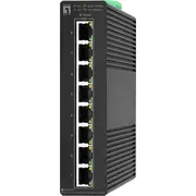 Levelone slēdzis Igs-2108P tīkla saites Pārvaldītas L2 Gigabit Ethernet 10/100/1000 Poe atbalsts Melns Switch sieciowe Czarny