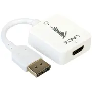 Lindy Displayport Av adapteris Hdmi balts 38146 Adapter
