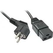 Lindy Iec-Netzkabel 320C19-Schuko strāvas kabelis 2M Kabel