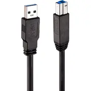 Lindy Usb-A Usb kabelis  melns 43098 Kabel Czarny