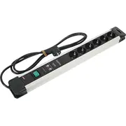 Listwa zasilająca z ochroną przepięciową i filtrem sieciowym Typ T3 3Ka Sfl Pro 6X 909250