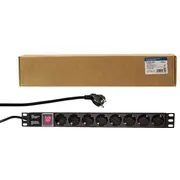 Logilink strāvas sloksne Pdu Schuko Cee 7/3 Pdu8C01 Listwa 19 1U 8X
