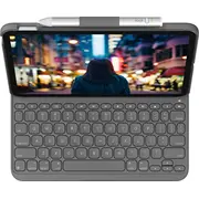 Logitech Slim Folio Grey Bluetooth Qwertz vācu Szary Niemiecki