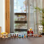 Minecraft Ghasta balonu uzbrukums ciemam 21273 Atak balonowego na