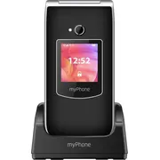 Myphone Rumba 2 mobilais tālrunis Melns un sudrabs Telefon myPhone Czarno-Srebrny