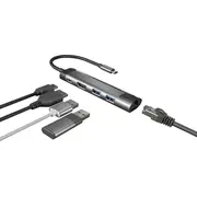 Natec Fowler Go Usb-C stacija/replikators Nmp-1985 Stacja/Replikator Fowler Go