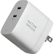 Native Union klēpjdatora strāvas adapteris Fast-Pd67-Wht-Int mobilo ierīču lādētājs klēpjdators. viedtālrunis. planšetdators balts maiņstrāvas ātrās uzlādes iekšējais Zasilacz do laptopa Laptop. Smartfon. Tablet przemienny Szybkie