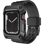 Nillkin Case Dynaguard Rokspināta Apple Watch 45Mm/7/8. Melns Etui Wristband Black Czarny