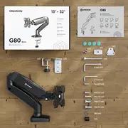 Onkron G80 81.3 cm 32 rakstāmgalds. melns Biurko Czarny