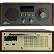 Pārnēsājams Radio Brda Fm/Bt/Usb tālruņa indukcijas uzlāde. bronza/grafīts Indukcyjne
