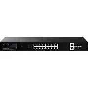 Pārslēdziet neveselīgu Teg1120P-16-150W Poe Switch Tenda 18X1Gbe 2Xsfp