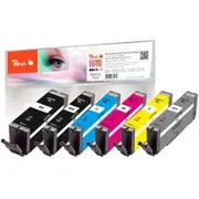 Peach Patrone Canon Pgi-570Xl/ Cli-571Xl Multi-6-Pack Remanucfured Remanufactured