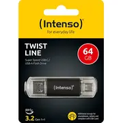 Pendrive Intenso Twist Line Type-C 64Gb Usb stick 3.2 Stick
