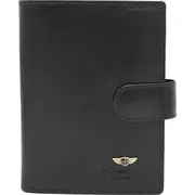 Peterson Vīriešu ādas maks Ptn 22311L-Vt Black Portfel