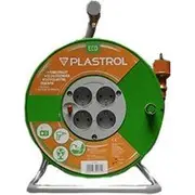 Plastrol pagarinātāja kabeļa cilindrs Standard Line 30M H05Vv-F 3X1.5 4Xgs 16A oranžs W-98949