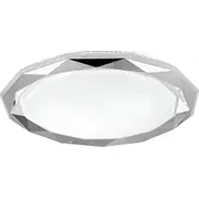 Polux griestu lampa Glamour Glossy 314819 Led 72W balts hroms Lampa sufitowa Sufitowa plafoniera glamour chrom