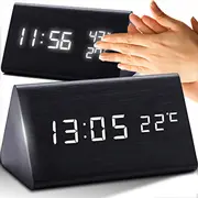 Retoo Mods Pulkstenis Elektronisks Termmetrs Digitālais Modinātājs Standarta Kluss Budzik Zegar Elektroniczny Termometr Alarm Cyfrowy Zegarek Cichy