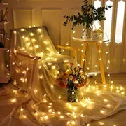 Rodžers Led gaismu virkne zvaigžņu 100 gaismas diodes siltā baltā krāsā 10M Roger Lights String of Stars Warm-White