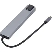 Rodžers Usb-C Hub 8In1 ar Pd Usb 3.0 Rj45 Hdmi Sd Tf karšu lasītājs Roger with x2 card reader