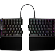 Rog Falcata M703 Bt/Rf/Usb-C/Aura/Melnā tastatūra Klawiatura Bt/Rf/Usb-C/Aura/Czarna