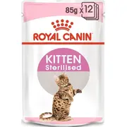 Royal Canin Karma Fhn Kitten Sterilizēta mērce 12X85G Sterilised sos