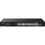Slēdziet neparastu ciparu Teg1128P-24-410W Poe Switch Tenda 26X1Gbe 2Xsfp
