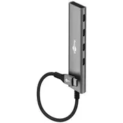 Slim Usb koncentrators. Usb-C uz Usb-C. 5 Gbit/S 4-Portowy koncentrator Usb. na