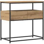 vidaXL konsoles galds Artisan Oak Engineered Wood Stolik Konsolowy Drewno