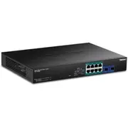 Switch Trendnet 10-Port Gigabit Web Smart Poe slēdzis