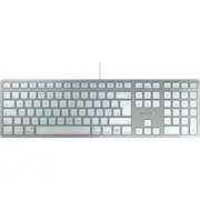 Tastatūra Cherry Kc 6000C For Mac Usb Qwerty tastatūra Scandinavian Silver Klawiatura klawiatura Skandynawia Srebrny