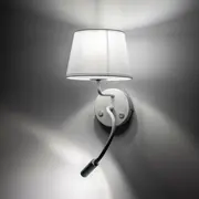Tk apgaismojums Maja 10080 sienas lampas lampa 1X60W E27 G9 balts Lighting kinkiet 1X6W