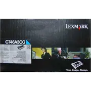 Toneris Lexmark C746A3Cg Ciānas oriģināls Toner Cyan