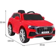 Transportlīdzeklis Audi Q8 Lift Red Pojazd Czerwony