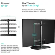 Tv komplekts Acc darbvirsmas Melnais Pt2-B Onkron 4603728443331 Set Desktop Stand/32-65 Black