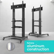 Tv komplekts Acc mobilā /Black Ts2771-B Onkron 4603728440132 Set Mobile Stand/40-80/Black