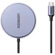 Ugreen Magnētiskais bezvadu lādētājs. Magsafe W703. 15W. 1.5 m Magnetyczna bezprzewodowa 1.5M
